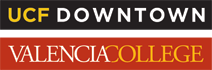 UCF Downtown and Valencia College collaborative logo